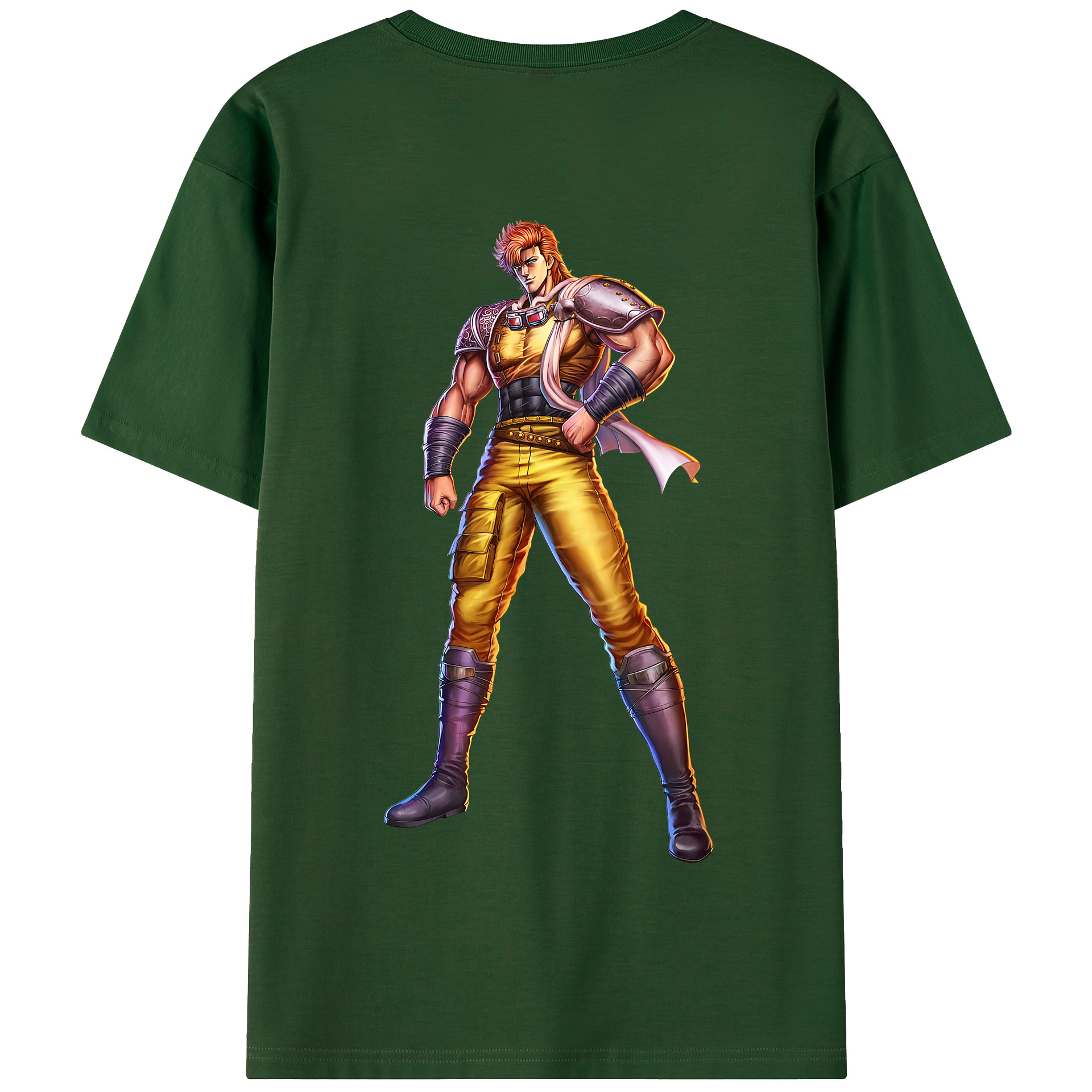 （画像用） 北斗の拳 Fist of the North Star 綿100％半袖Tシャツ（背面プリント）